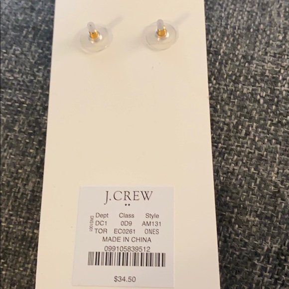 3/$20 sale J. Crew tortoise statement earrings - Picture 4 of 4